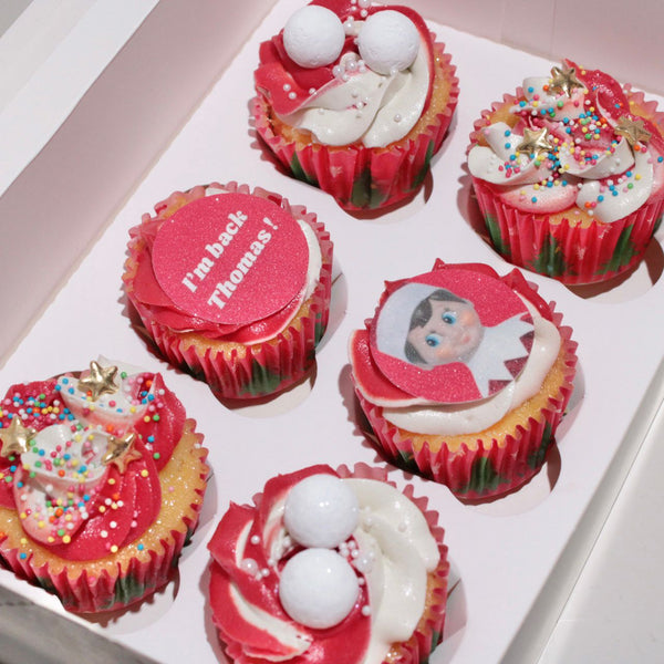 Elf On The Shelf Cupcakes