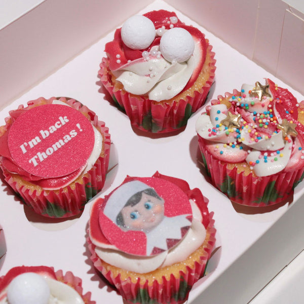 Elf On The Shelf Cupcakes