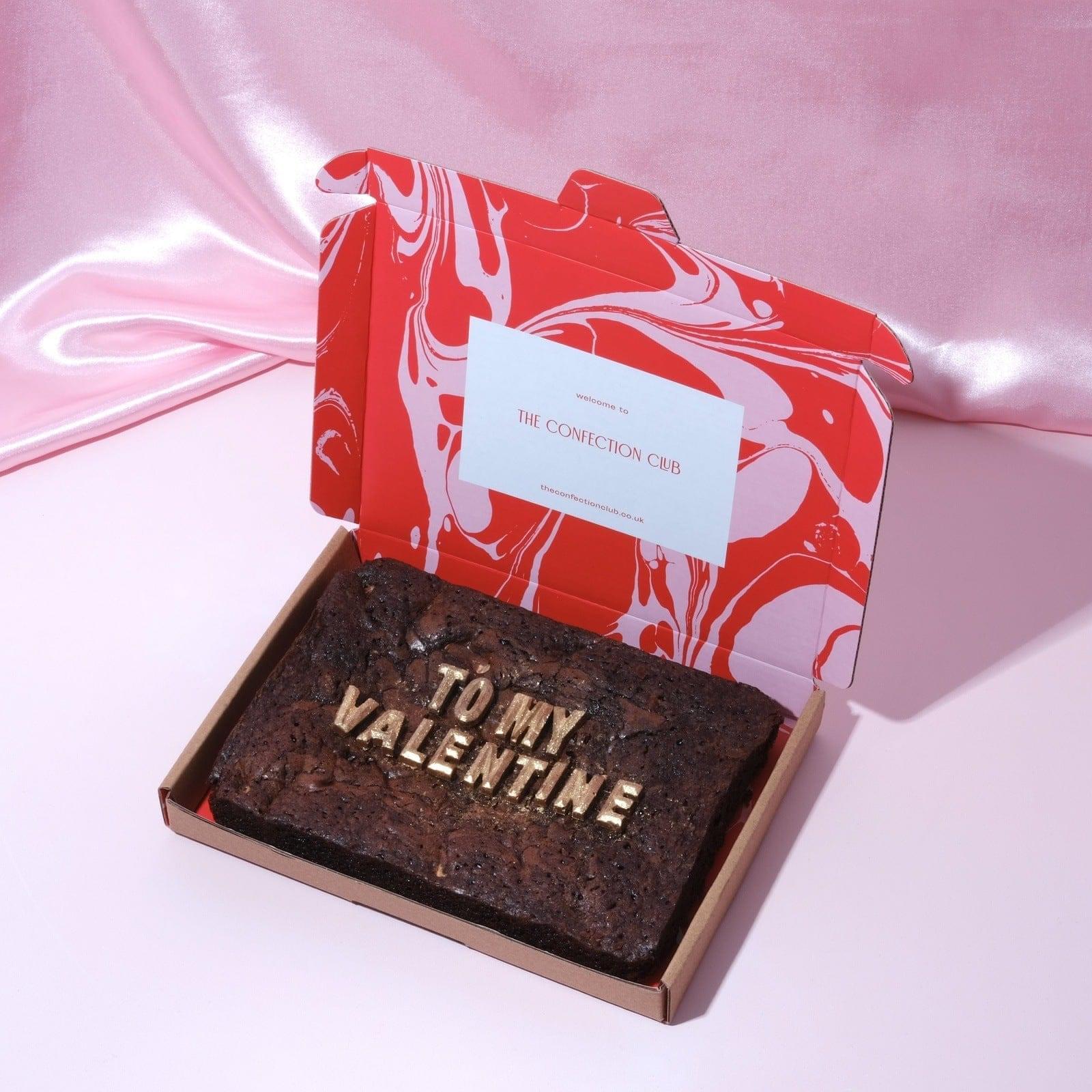 To My Valentine Brownie - The Confection Club